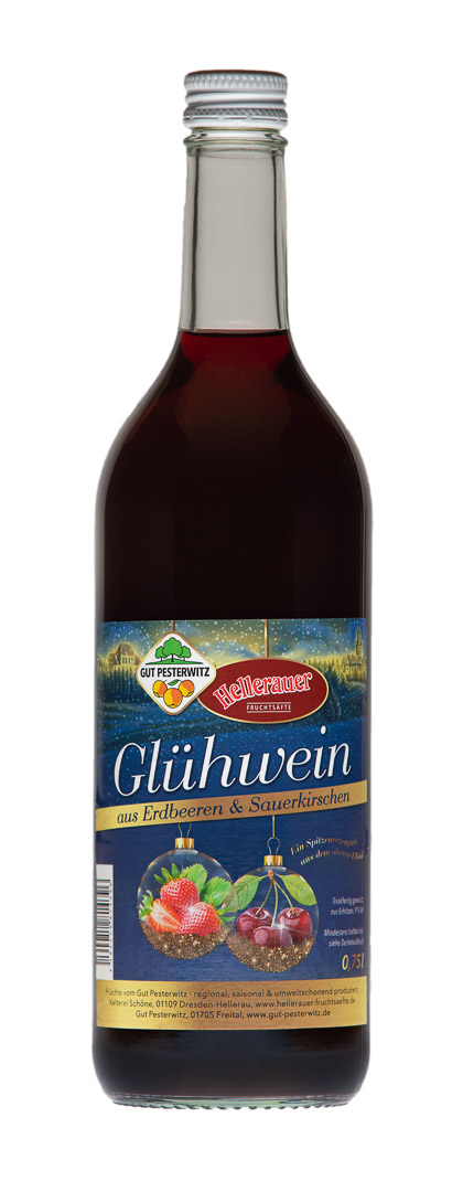 Hellerauer Fruchtsäfte - Glühwein Erdbeer-Sauerkirsch