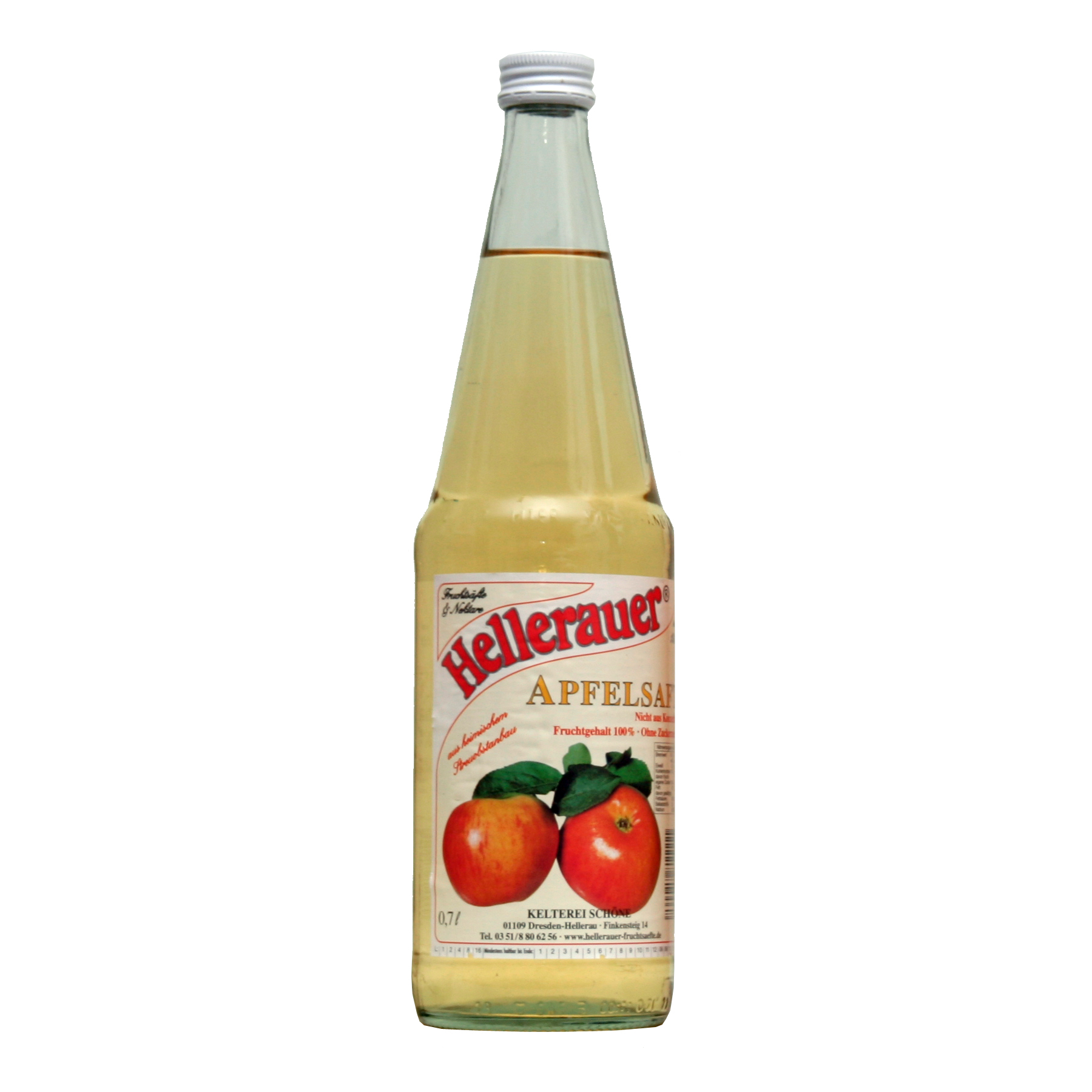 Hellerauer Fruchtsäfte - Apfelsaft klar